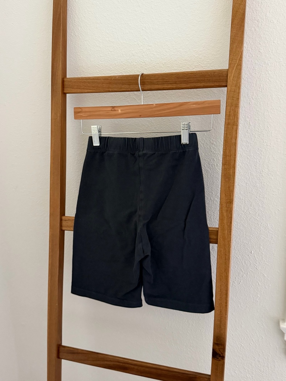 Los Angeles Apparel Black Bike Shorts - Picture 2 of 4